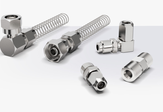 Spray special stainless steel fluid Connector Focused On Fluid ...