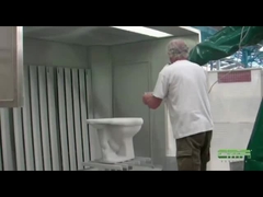 GR630-1900 with self teaching function painting robots CMA model  on toilet in ceramics industry