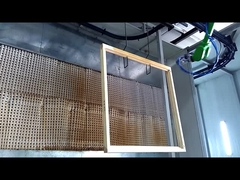 GR6160 painting robots with AXPS technology applied in furniture industry for flat wooden workpiece